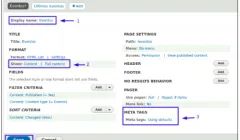 Metatags en vistas drupal