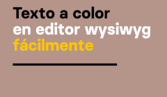 imagen de texto a color